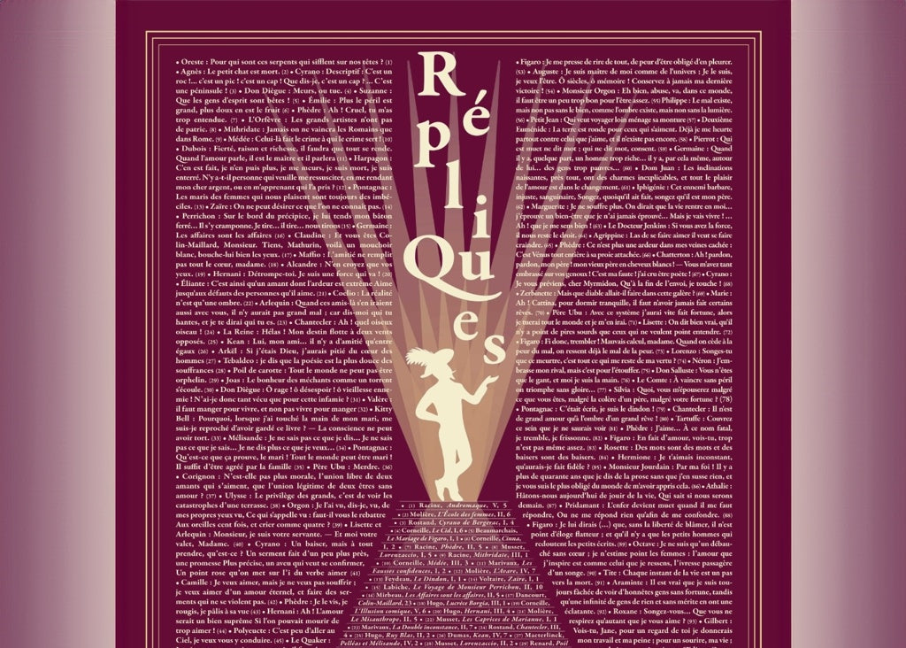 Affiche théâtrale "Répliques !"
