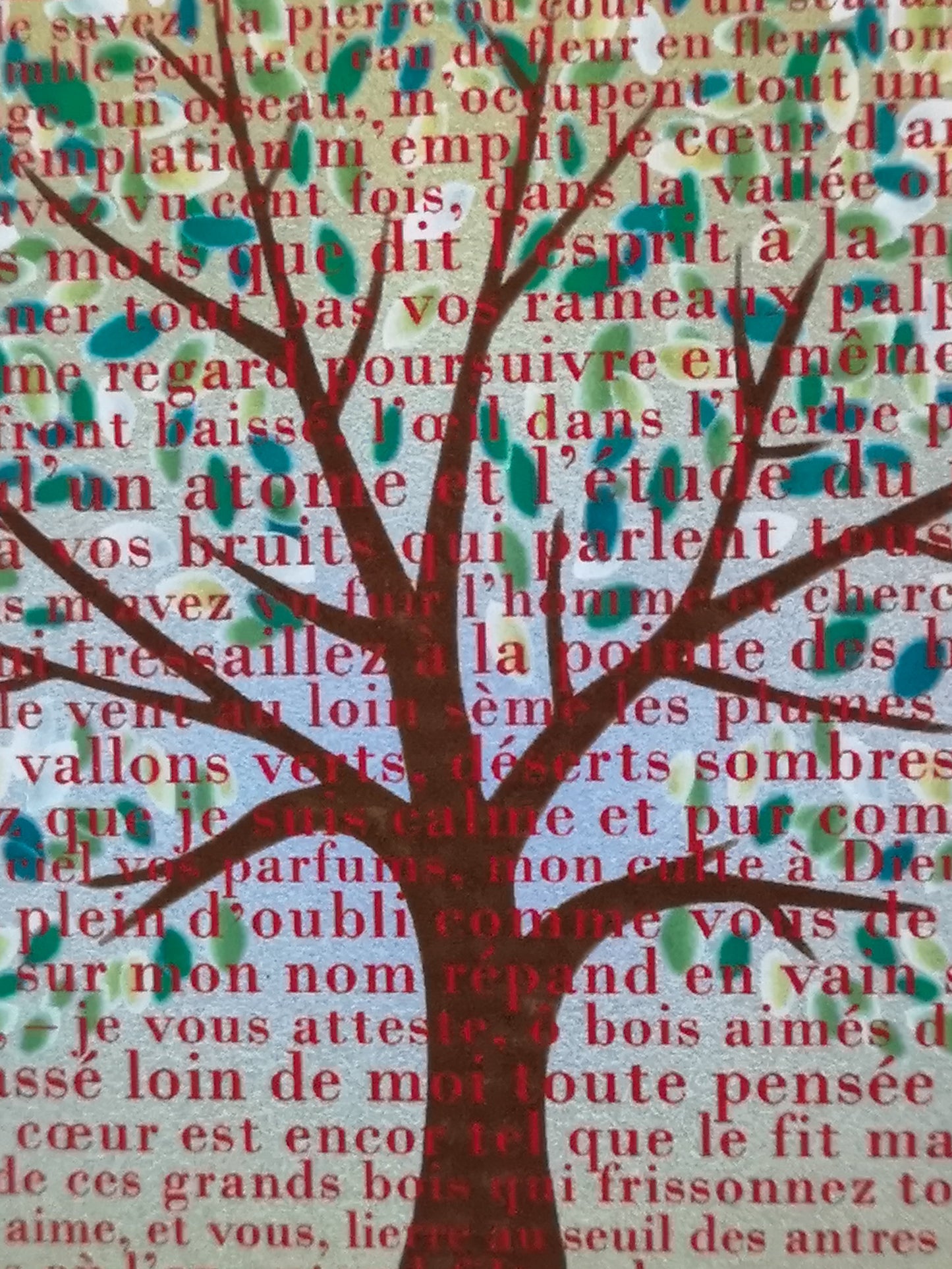 Carte "Aux arbres" de Victor Hugo