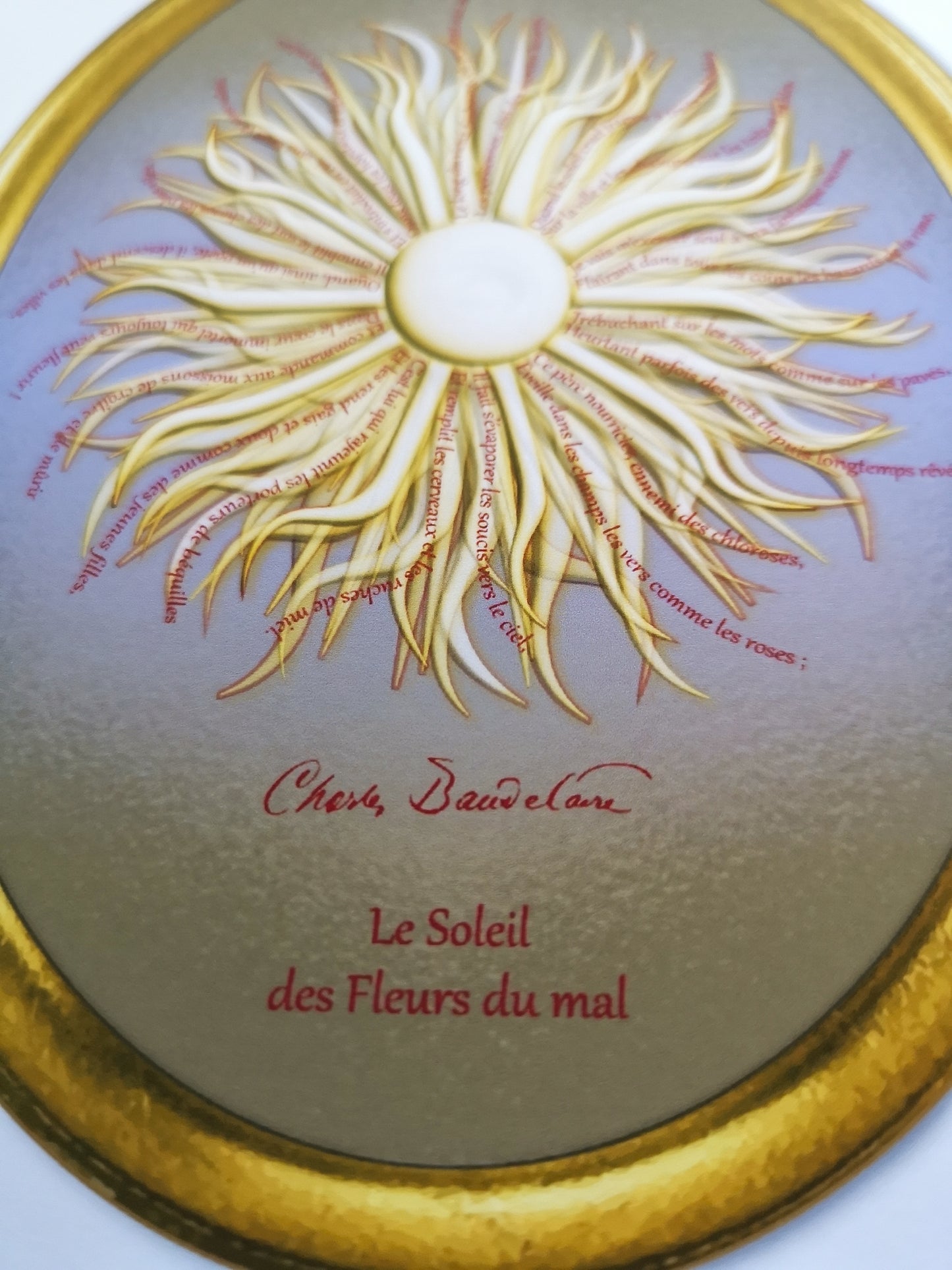 Carte "Le Soleil" de Charles Baudelaire