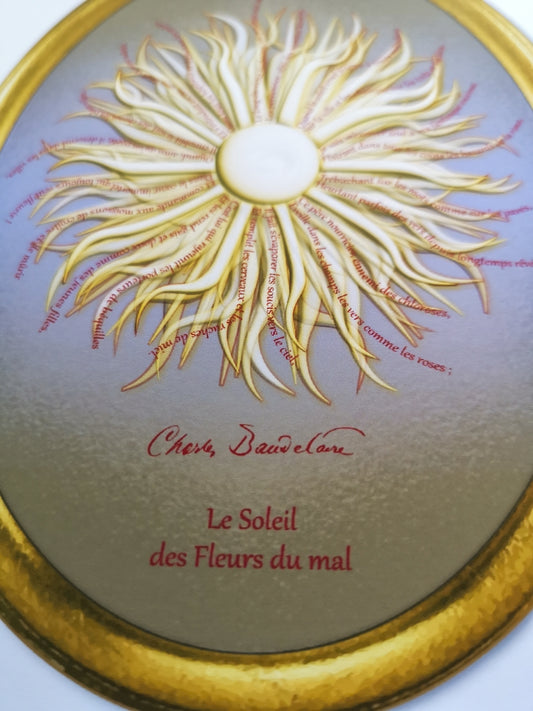 Carte "Le Soleil" de Charles Baudelaire