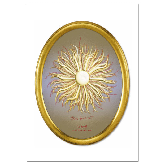Carte "Le Soleil" de Charles Baudelaire