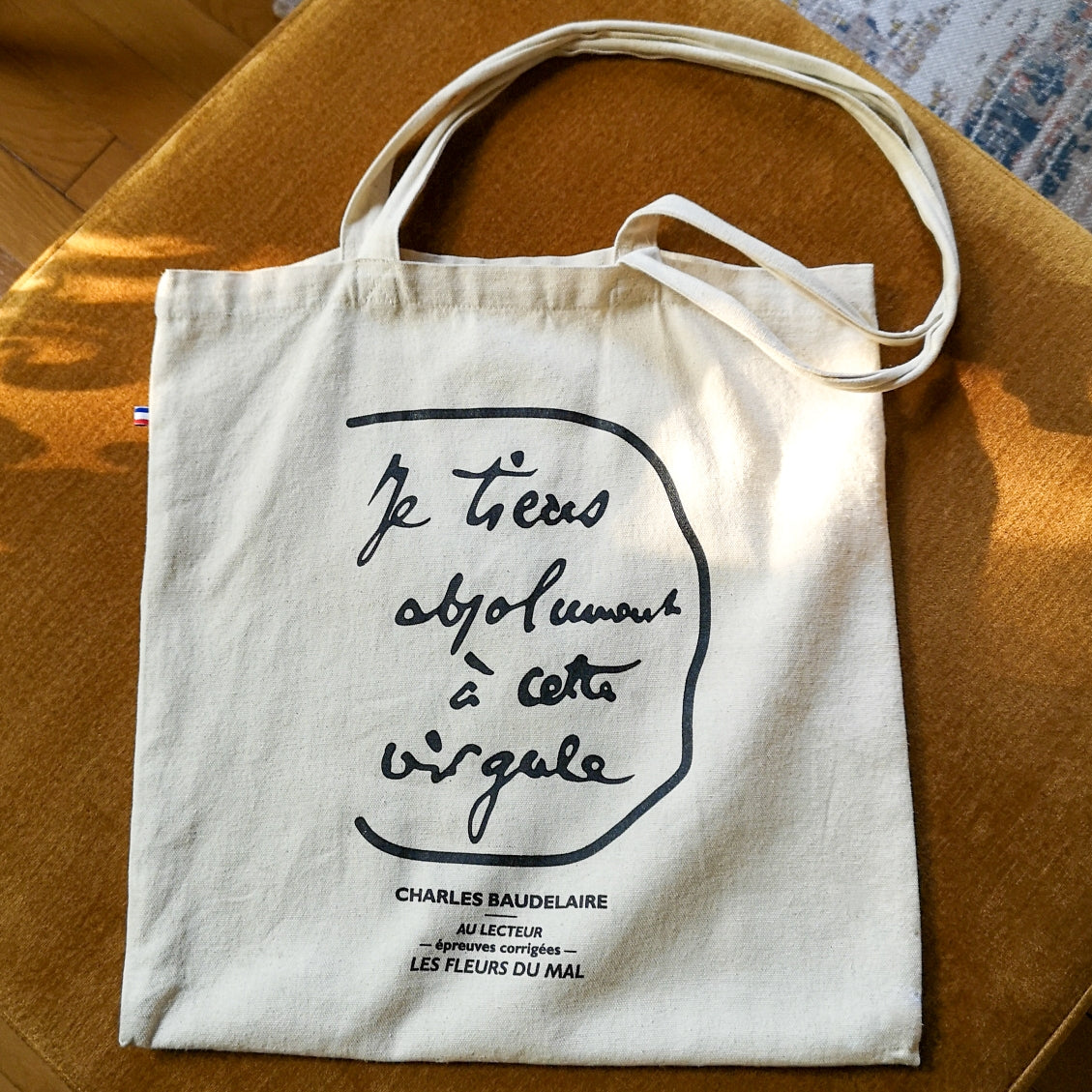 Charles Baudelaire tote bag